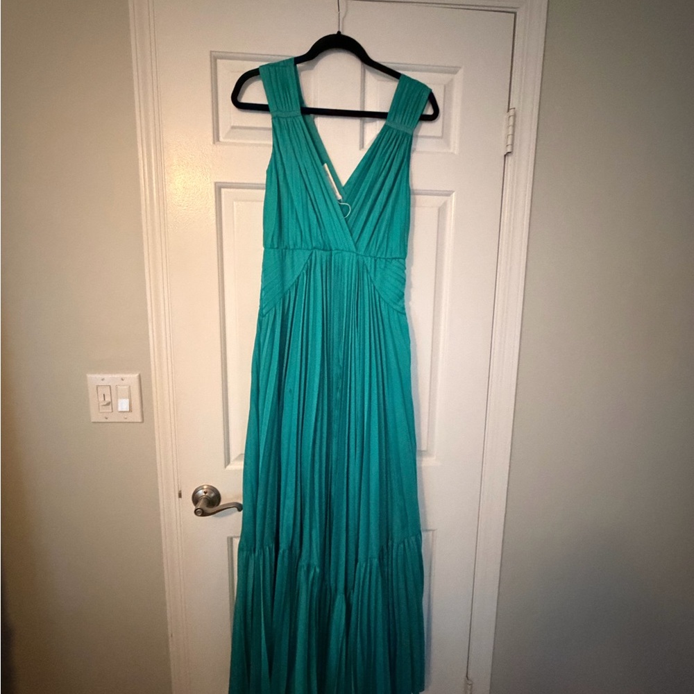 Diane Von Furstenberg green Grecian dress size 6